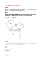 Vorschau - Arbeitsblätter - Satzgruppe des Pythagoras - Kathetensatz - Seite 2