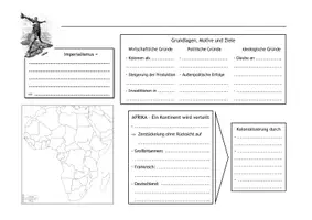 Vorschau - Arbeitsblätter - Geschichte 9 - Wie wurde Afrika kolonialisiert? - Deckblatt