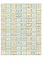 Vorschau - Spiele - Verben Domino/ Daz DaF/ Spiel/ Deutsch/ Wiederholung - Deckblatt
