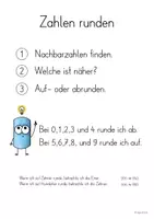 Vorschau - Poster - Merkplakat "Zahlen runden" Chalkys - Klasse 3/4 - Seite 3