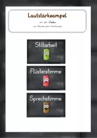 Vorschau - Poster - Lautstärkeampel - Lautstärkeschilder Chalkys - Deckblatt