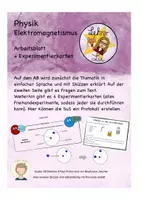 Vorschau - Arbeitsblätter - Elektrostatik Einführung und Experimente - Deckblatt
