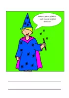 Vorschau - Arbeitsblätter - Direkte/Wörtliche Rede mit Karneval-/Faschingsfiguren üben - Seite 3