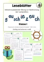 Vorschau - Arbeitsblätter - Lesehausaufgaben - Leseblätter 4 (Einsterns Schwester) - Deckblatt