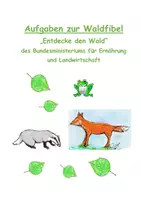 Vorschau - Arbeitsblätter - Aufgaben zur Waldfibel "Entdecke den Wald" - Deckblatt