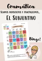 Vorschau - Arbeitsblätter - BINGO - el subjuntivo. Spielerisch die Formen des subjuntivo del presente anwenden. - Deckblatt