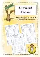Vorschau - Arbeitsblätter - #jamikonkret: Rechnen üben mit Knickohr 1/2 - Deckblatt