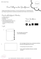 Vorschau - Arbeitsblätter - Kunst & Geometrie! Wir gestalten eine Collage - Seite 1