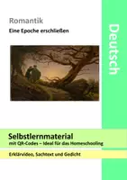 Vorschau - Arbeitsblätter - Romantik - Epochen der Literatur erschließen - Sachtext - Gedicht - Erklärvideo - Novalis - Deckblatt