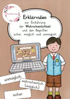 Vorschau - Fördermaterial/Inklusion - Erklärvideo zur Einführung der Wahrscheinlichkeit - Deckblatt