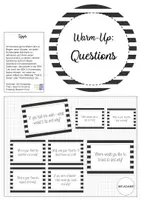 Vorschau - Arbeitsblätter - Warm-Up: Questions - Deckblatt