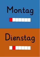 Vorschau - Bildkarten - Kalender - Rund um das Jahr - Visualisierung - Wochentage - Seite 3