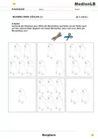 Vorschau - Arbeitsblätter - Bergtiere - Arbeitsblätter mit Lösungen - Deckblatt