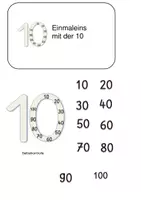 Vorschau - Fördermaterial/Inklusion - Klettmappen Einmaleins 1 - 10 - Seite 1