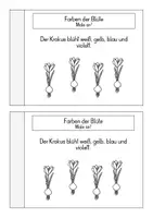 Vorschau - Arbeitsblätter - Miniheft und Legematerial Krokus - Seite 2