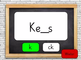 Vorschau - Spiele - Interaktives Spiel - Rechtschreibtraining - k oder ck? - Homeschooling - Smartboard - Seite 2