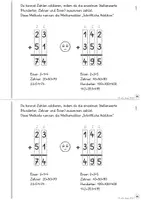 Vorschau - Arbeitsblätter - Schriftliche Addition - Das Selbstlernheft (Einstieg in die schriftliche Addition) - Seite 2