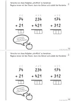 Vorschau - Arbeitsblätter - Schriftliche Addition - Das Selbstlernheft (Einstieg in die schriftliche Addition) - Seite 3