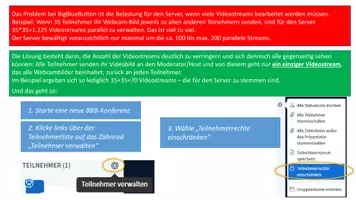 Vorschau - Merkblätter - BigBlueButton: Workaround für performante Videokonferenzen mit >30 Teilnehmern inkl. Nutzung der Webcams - Seite 2