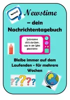 Vorschau - Arbeitsblätter - Newstime - Nachrichten (Dein Nachrichtentagebuch) - Deckblatt
