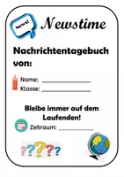 Vorschau - Arbeitsblätter - Newstime - Nachrichten (Dein Nachrichtentagebuch) - Seite 1