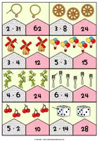 Vorschau - Spiele - Legepuzzle Multiplikation | 2 Versionen | differenziert - Seite 3