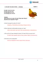Vorschau - Arbeitsblätter - Huhn und Ei - Arbeitsblätter mit Lösungen - Seite 1