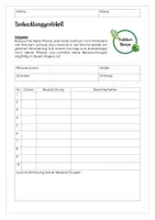Vorschau - Arbeitsblätter - Beobachtungsprotokoll Pflanzen-Praktikum - Seite 2