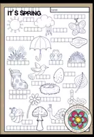 Vorschau - Arbeitsblätter - SPRING - Vocabulary Worksheet - Deckblatt