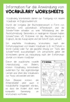 Vorschau - Arbeitsblätter - SPRING - Vocabulary Worksheet - Seite 1
