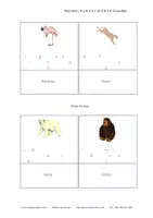 Vorschau - Spiele - Tiere im Zoo - 28 Purzelwörter - Schüttelwörter - Rechtschreibrätsel - Optische Serialität - Seite 3
