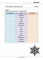 Vorschau - Arbeitsblätter - Tiere im Winter - Arbeitsblätter mit Lösungen - Seite 2
