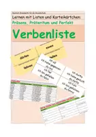 Vorschau - Arbeitsblätter - Lernen mit Karteikärtchen in der 3. und 4. Kl. der Grundschule - Deckblatt