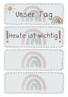 Vorschau - Bildkarten - Tagestransparenz - Regenbogen Boho blau - Seite 2