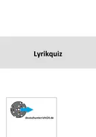 Vorschau - Arbeitsblätter - Lyrikquiz - Deckblatt