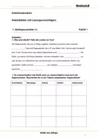 Vorschau - Arbeitsblätter - Stoffe des Alltags - Arbeitsblätter mit Lösungen - Deckblatt