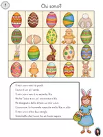 Vorschau - Arbeitsblätter - Puzzle di lettura - Chi sono? - La pasqua - Seite 1