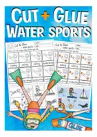 Vorschau - Arbeitsblätter - Cut & Glue - watersports Englisch - Deckblatt