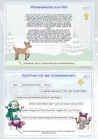 Vorschau - Arbeitsblätter - Deutsch interaktiv im Winter-Wunderland - Seite 3