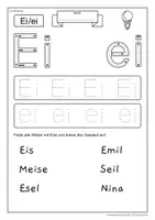 Vorschau - Arbeitsblätter - Arbeitsblätter Zwielaute Au Ei Eu - Seite 2
