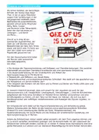 Vorschau - Unterrichtsreihen - One of us is lying - Unterrichtsreihe und Portfoliarbeit zum Jugendthriller - Seite 1
