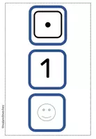 Vorschau - Spiele - Würfel- Mengen und Zahlenkarten bis 10 (zum Perlen auffädeln) - Seite 2