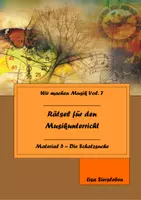 Vorschau - Arbeitsblätter - Rätsel für den Musikunterricht: 5 - Die Schatzsuche - Deckblatt