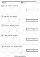 Vorschau - Unterrichtsreihen - Arbeitsblätter | Einführung Multiplikation | 2. Klasse - Seite 2