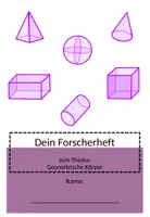 Vorschau - Arbeitsblätter - BUNDLE: Geometrische Körper inkl. interaktiver Lerntheke, Forscherheft und Merkplakaten - Seite 1