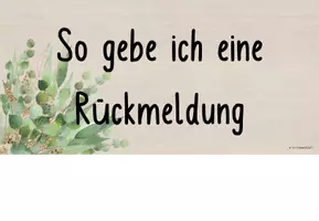 Vorschau - Mal- und Bastelvorlagen - Feedback-/ Rückmeldungs-/ Reflexionskarten (Eukalyptus) - Seite 3