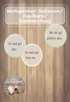 Vorschau - Mal- und Bastelvorlagen - Feedback-/ Rückmeldung-/ Reflexionskarten - Seite 1
