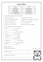 Vorschau - Arbeitsblätter - Present Simple- Statements - Seite 1