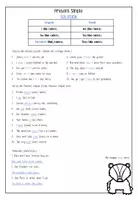 Vorschau - Arbeitsblätter - Present Simple- Statements - Seite 2