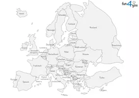 Vorschau - Stationenlernen - Europa Puzzle (mit 48 Ländern) - Seite 1